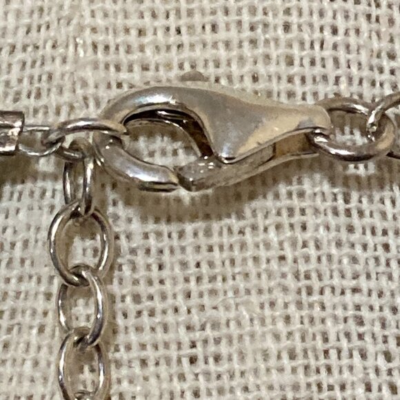 Peyote Bird Turquoise Necklace 925 Sterling Silver 16" - Picture 10 of 13